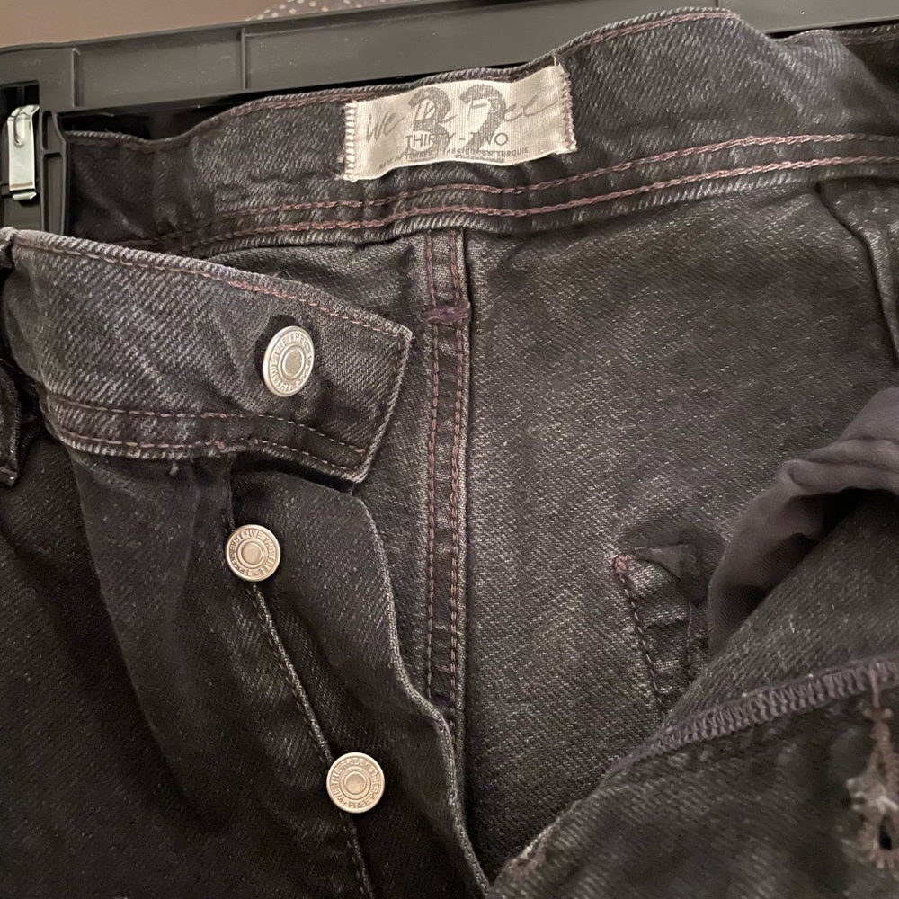 NWOT Free People Black jeans size 32